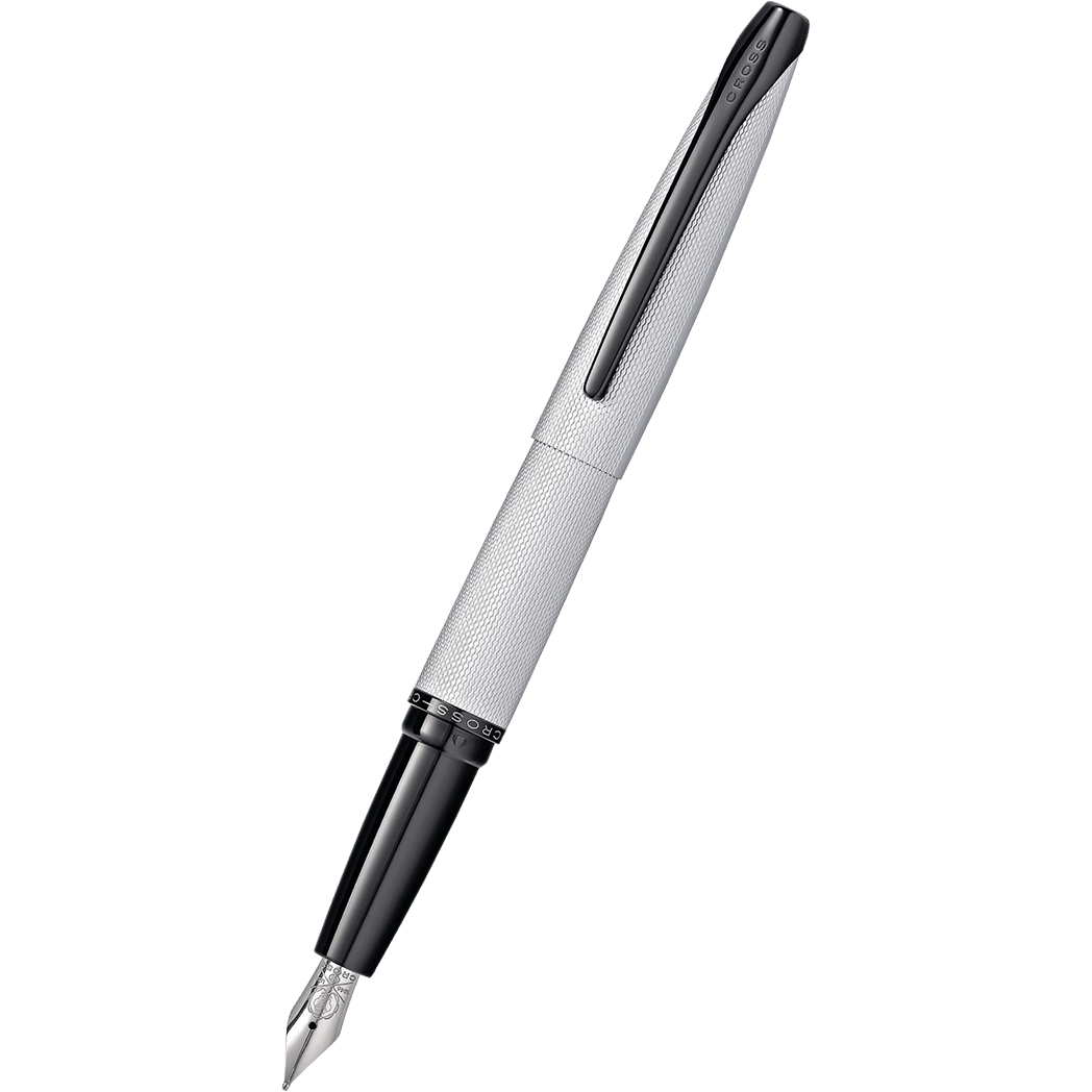Cross ATX Fountain Pen - Brushed Chrome - Pen Boutique Ltd