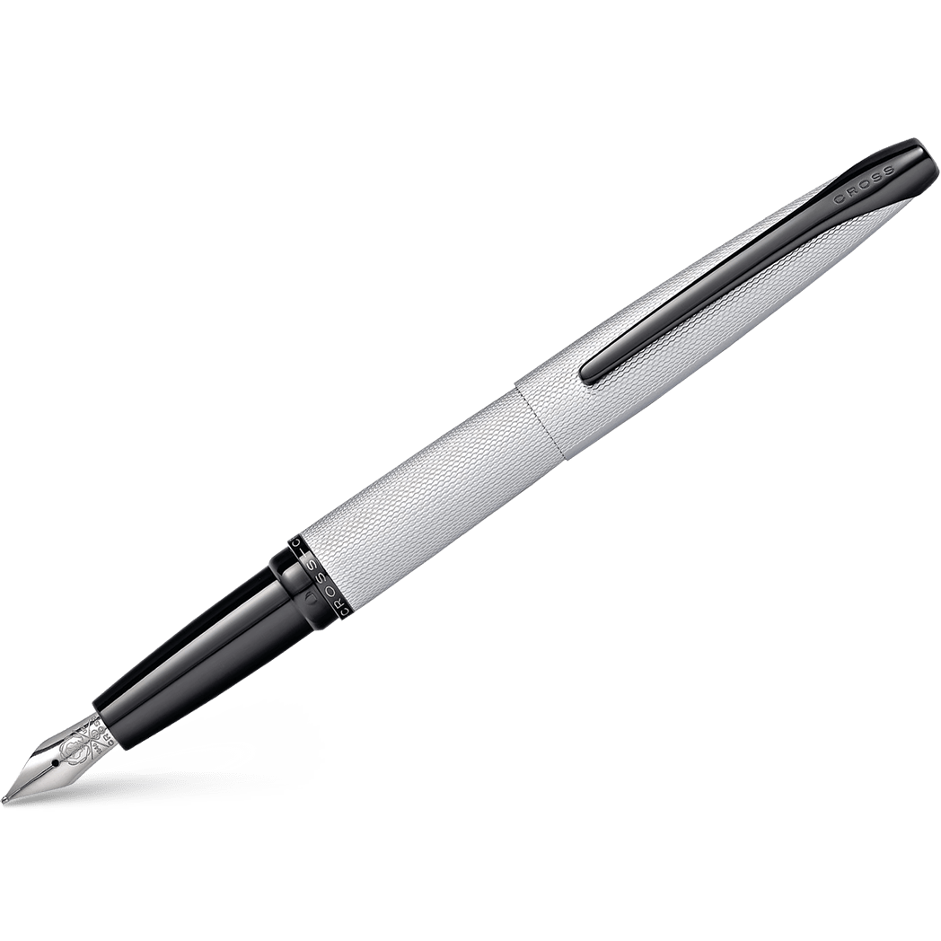 Cross ATX Fountain Pen - Brushed Chrome - Pen Boutique Ltd