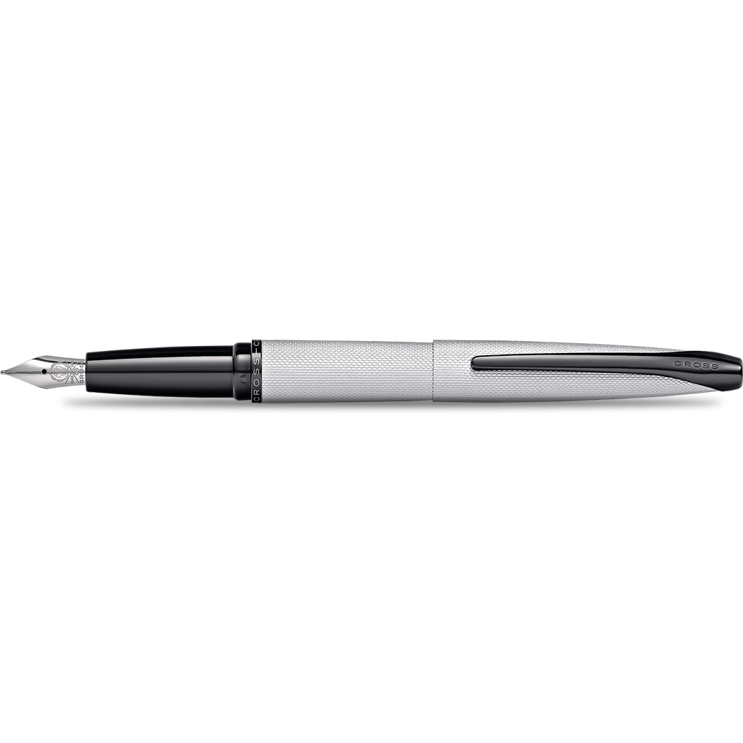 Cross ATX Fountain Pen - Brushed Chrome - Pen Boutique Ltd