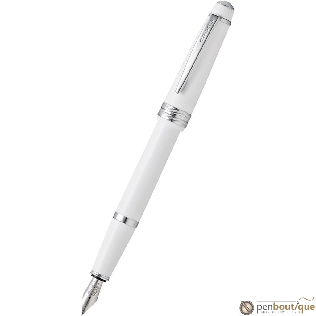 Cross Bailey Light Fountain Pen - Polished White - Pen Boutique Ltd
