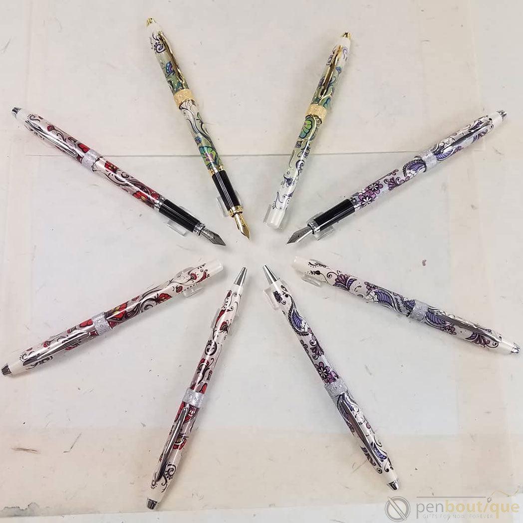 Cross Botanica Rollerball Pen - Purple Orchid - Pen Boutique Ltd