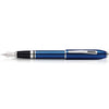 Cross Peerless Fountain Pen - Translucent Quartz Blue - Pen Boutique Ltd