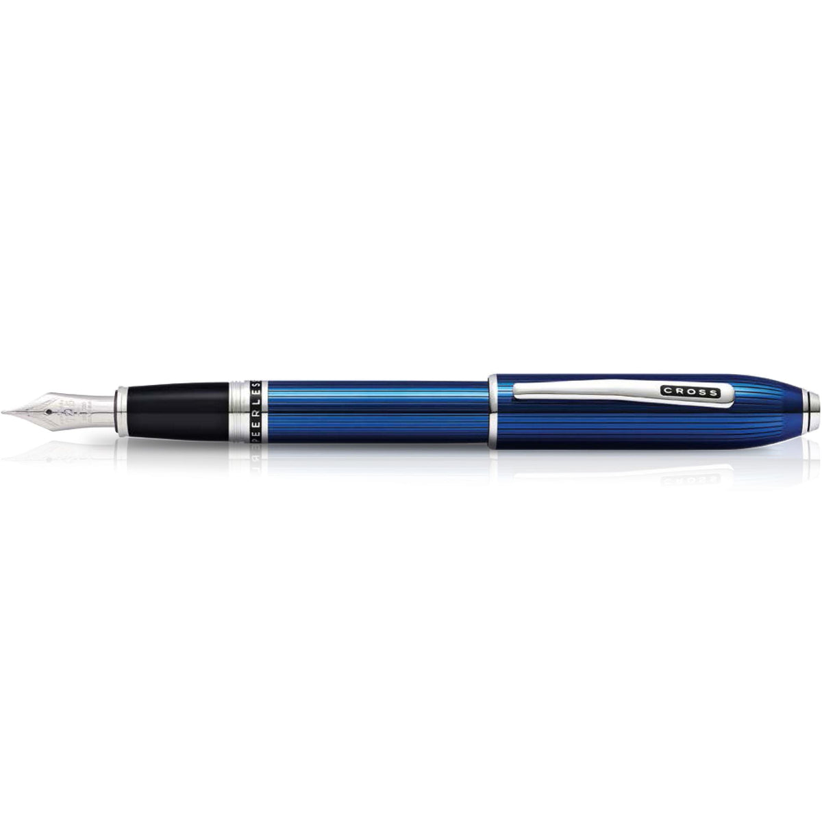 Cross Peerless Fountain Pen - Translucent Quartz Blue - Pen Boutique Ltd