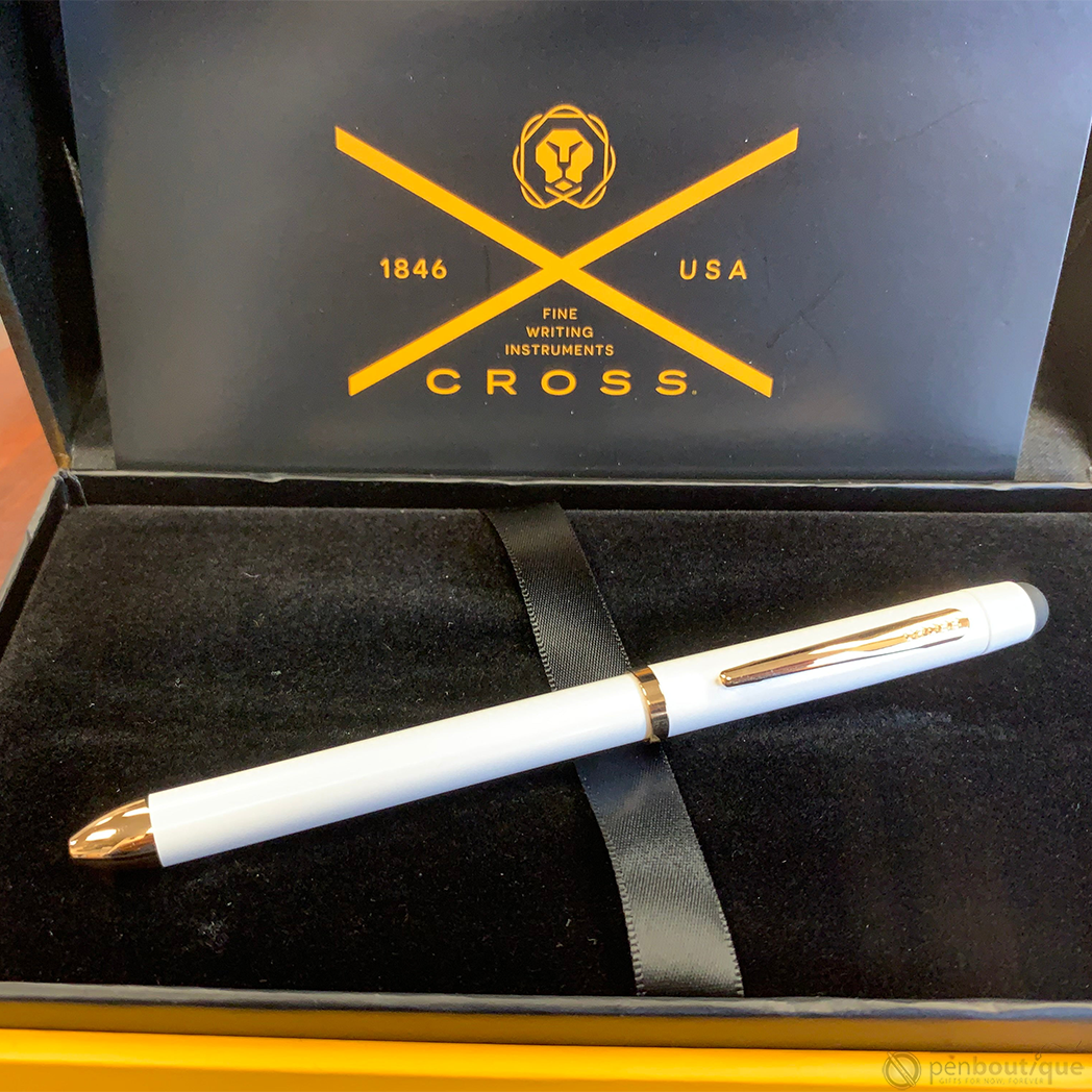 Cross Tech3+ Multifunction Pen - Pearlescent White-Pen Boutique Ltd