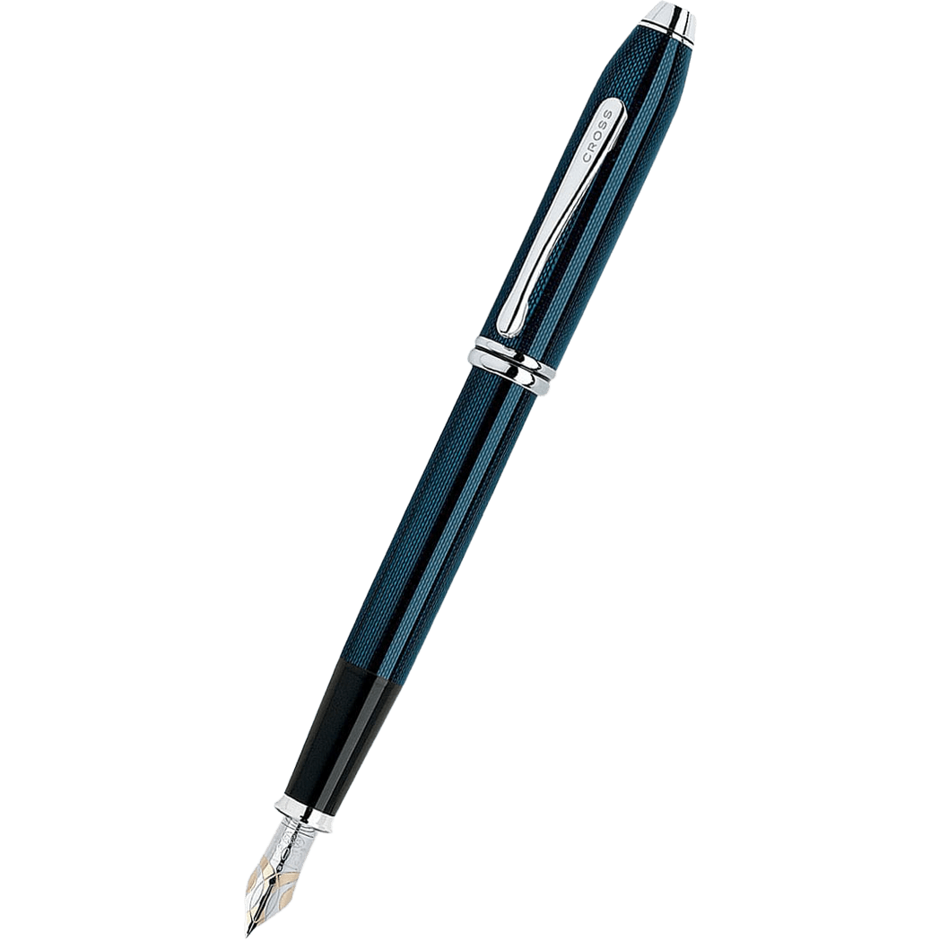 Cross Townsend Fountain Pen - Quartz Blue - Pen Boutique Ltd