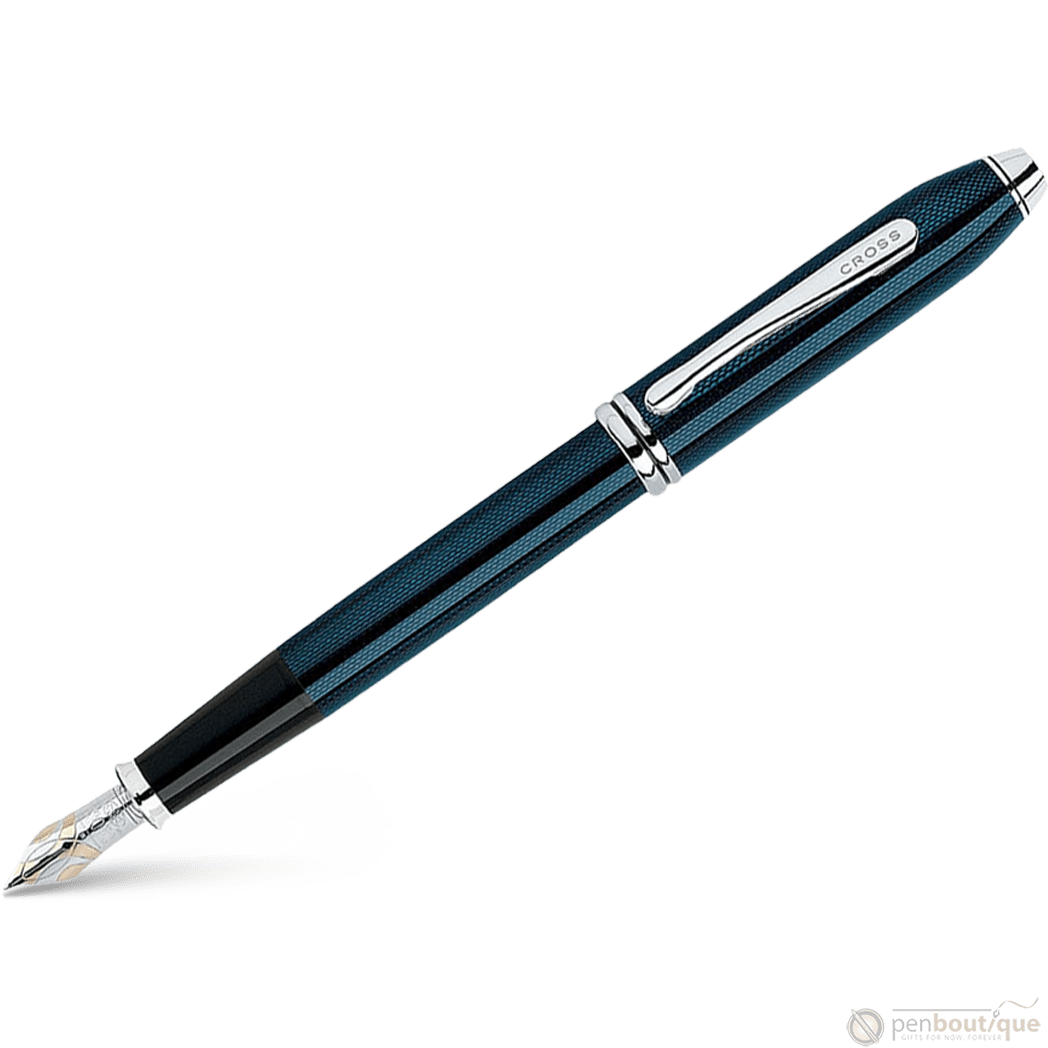 Cross Townsend Fountain Pen - Quartz Blue - Pen Boutique Ltd