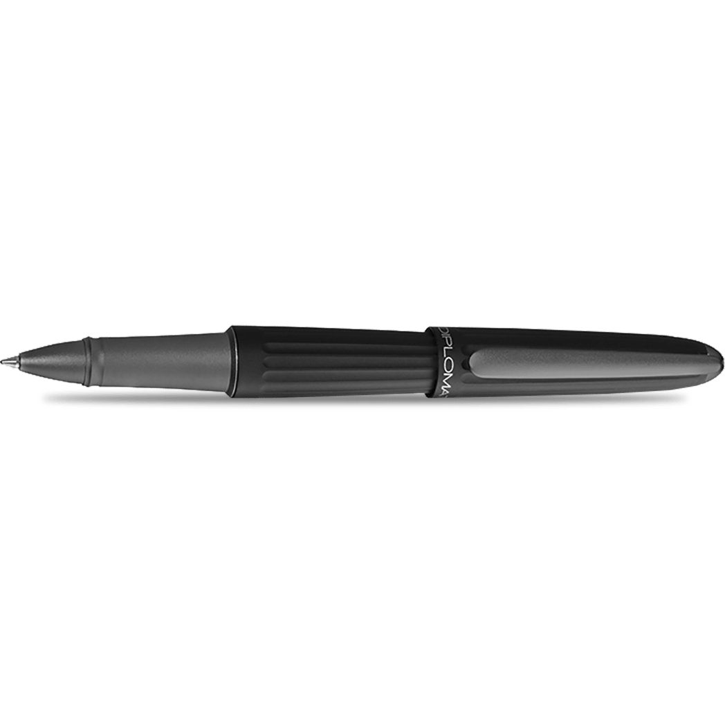 Diplomat Aero Black Rollerball Pen - Pen Boutique Ltd