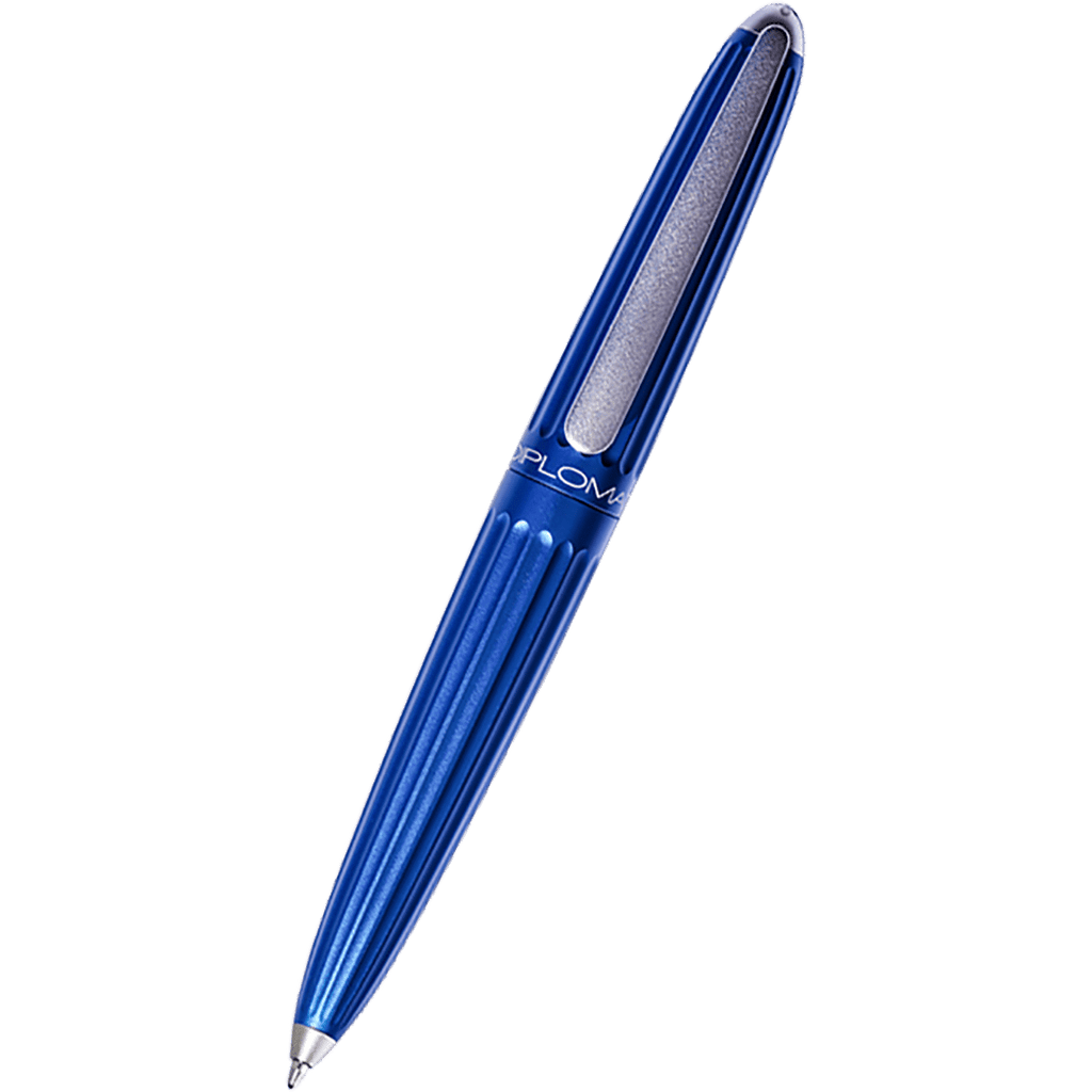 Diplomat Aero Ballpoint Pen - Blue - Pen Boutique Ltd