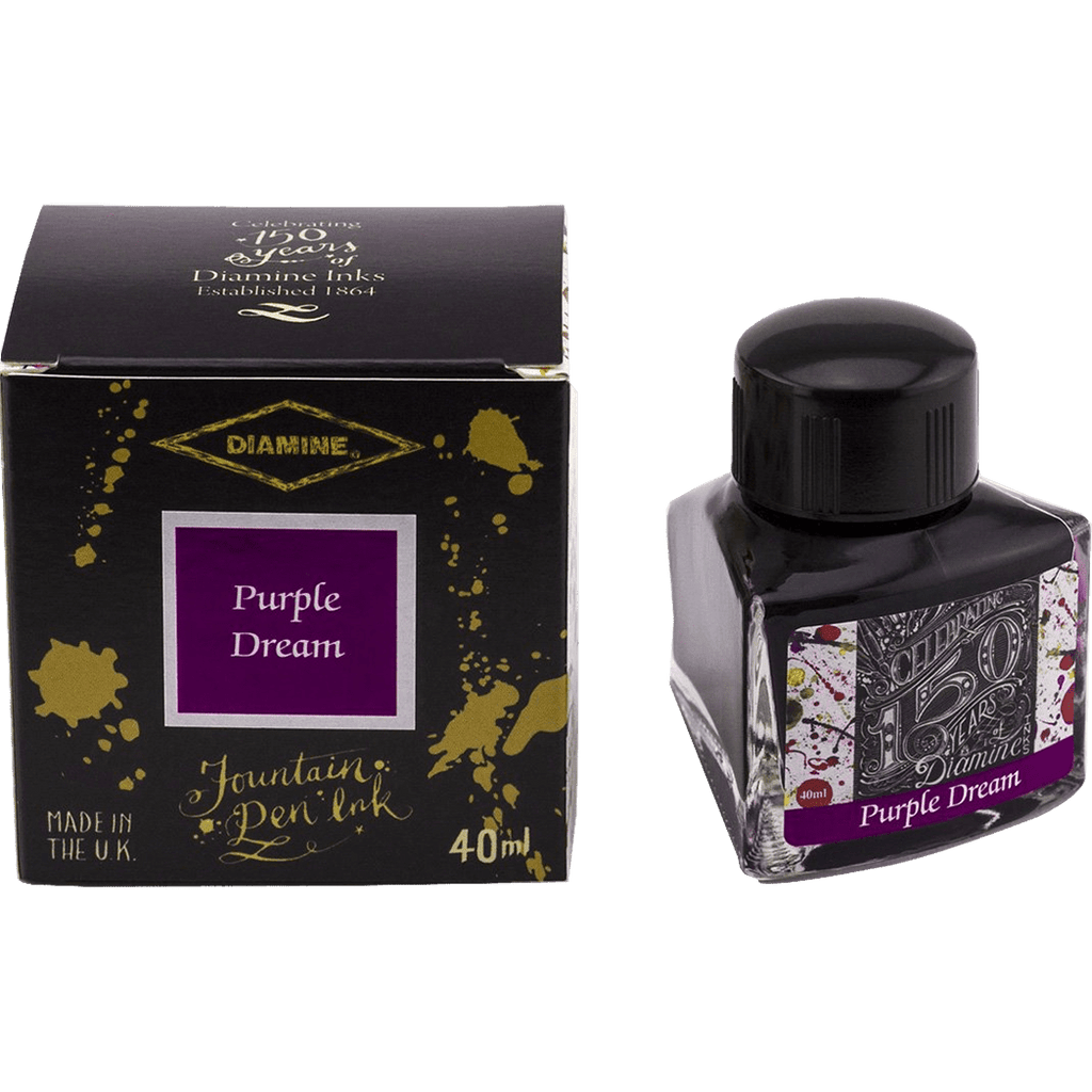 Diamine 150th Anniversary Ink Bottle - Purple Dream - 40ml - Pen Boutique Ltd