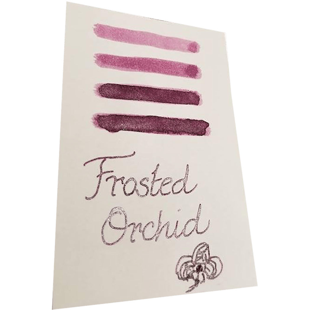 Diamine Shimmer Ink 50 ml Frosted Orchid - Silver shimmer - Pen Boutique Ltd