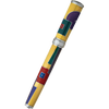 David Oscarson 15th Anniversary/American Art Deco Rollerball Pen - Translucent Amber with Multi-colored Enamel - Pen Boutique Ltd