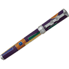 David Oscarson 15th Anniversary/American Art Deco Rollerball Pen - Translucent Violet with Multi-colored Enamel - Pen Boutique Ltd
