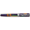 David Oscarson 15th Anniversary/American Art Deco Rollerball Pen - Translucent Violet with Multi-colored Enamel - Pen Boutique Ltd