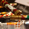 David Oscarson Koi Hard Enamel Ruby Red Fountain Pen - Pen Boutique Ltd