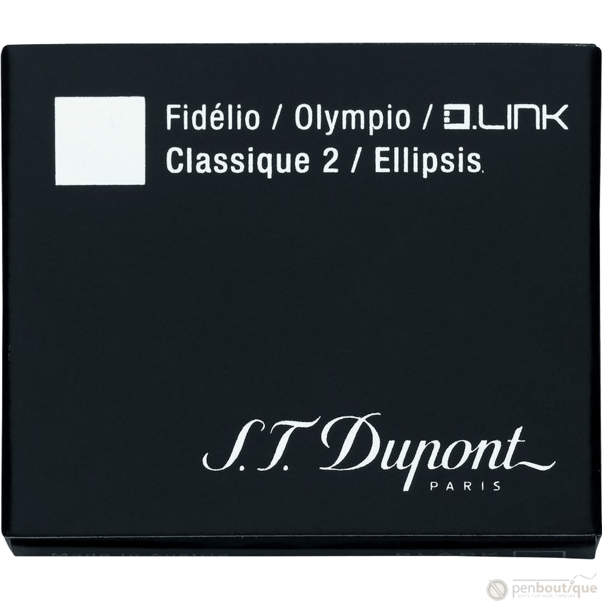ST Dupont Black Ink Cartridges - Pen Boutique Ltd