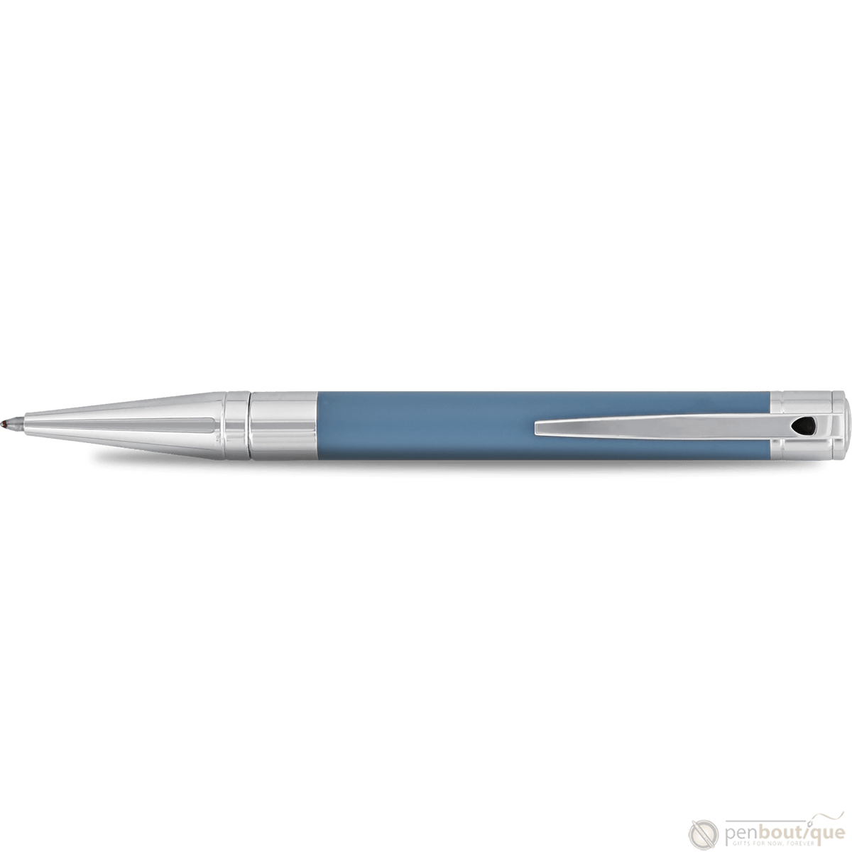 S T Dupont D - Initial Ballpoint Pen - Shark Blue - Pen Boutique Ltd