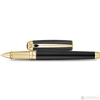 ST Dupont Line D Large Black with Gold Trim Rollerball Pen - Pen Boutique Ltd