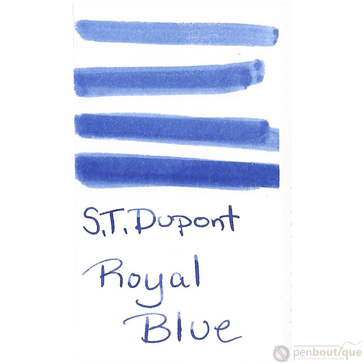 S T Dupont Bottled Ink - Royal Blue 50ml - Pen Boutique Ltd