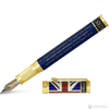 David Oscarson Magna Carta Fountain Pen - Translucent Sapphire - Pen Boutique Ltd