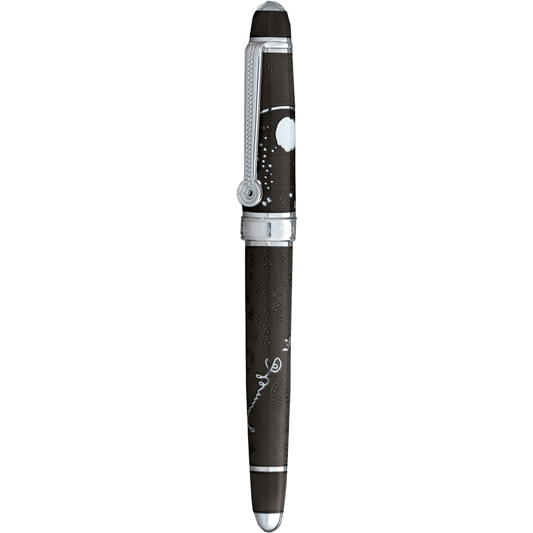 David Oscarson Sir Alexander Fleming Fountain Pen - Translucent Black - Pen Boutique Ltd