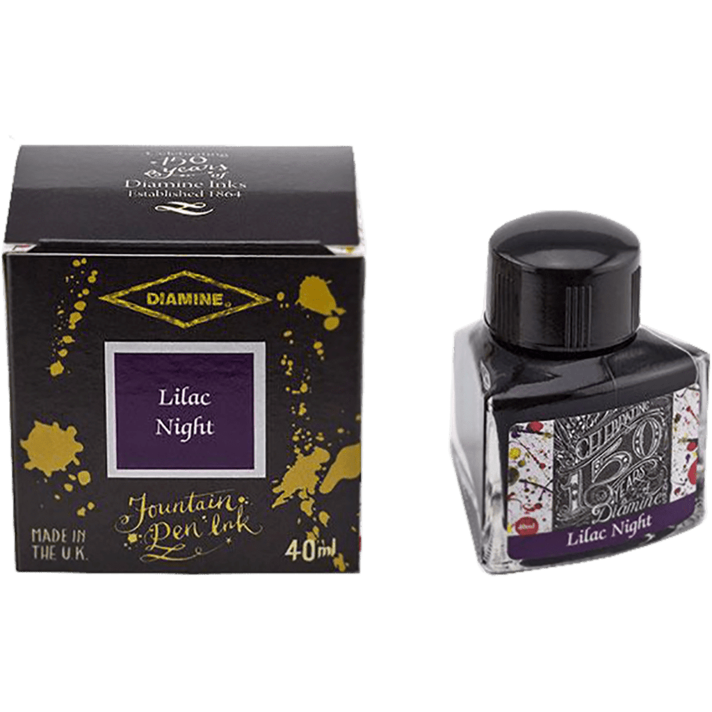 Diamine 150th Anniversary Ink Bottle - Lilac Night - 40ml - Pen Boutique Ltd