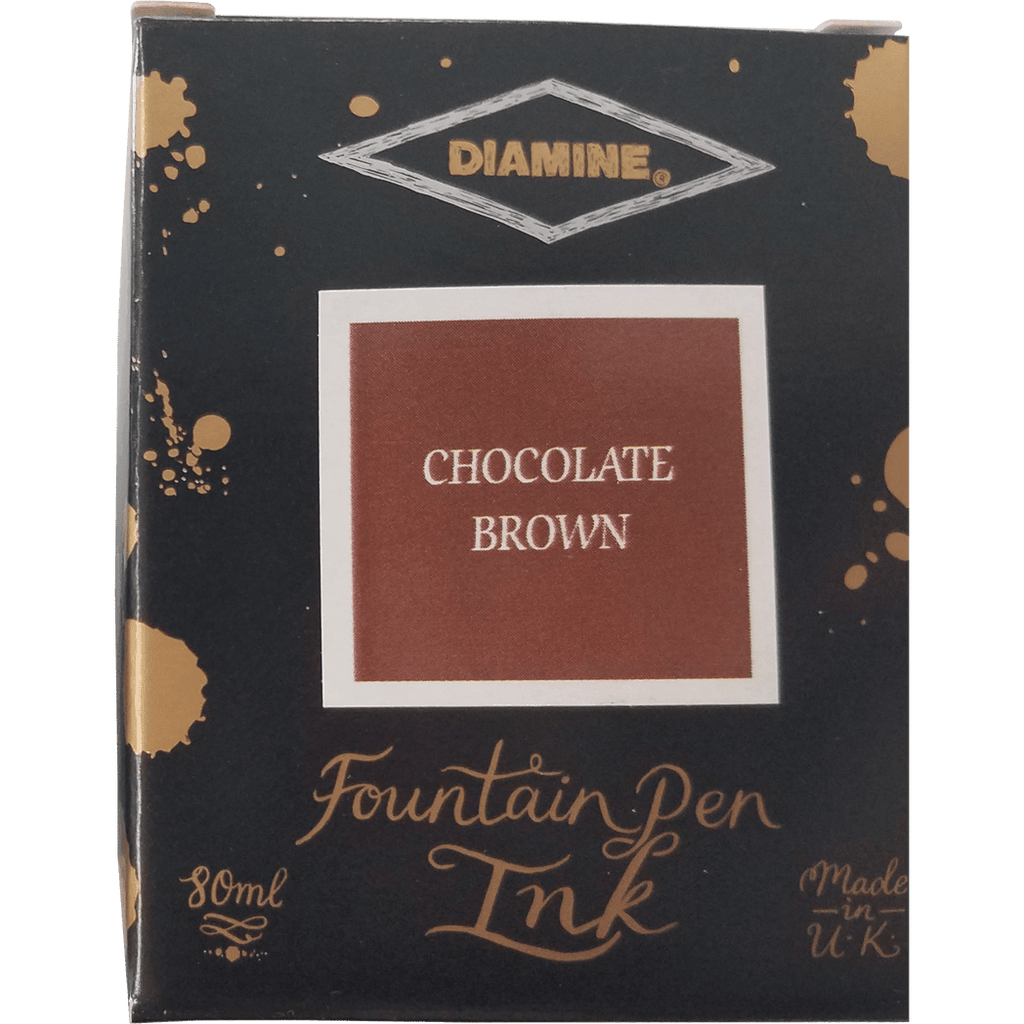 Diamine Ink Bottle - Chocolate Brown - 80ml - Pen Boutique Ltd