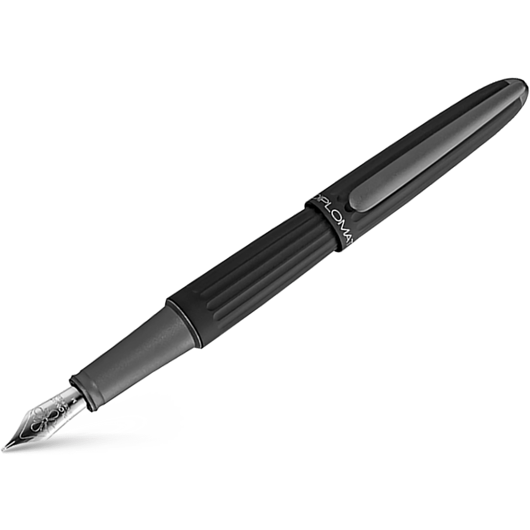 Diplomat Aero Fountain Pen - Black - Pen Boutique Ltd