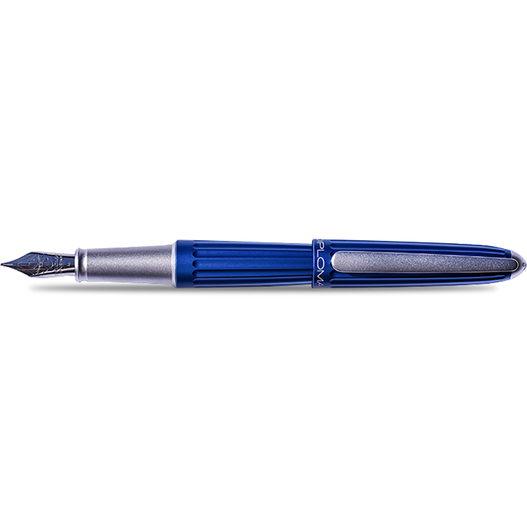 Diplomat Aero Fountain Pen - Blue - Pen Boutique Ltd