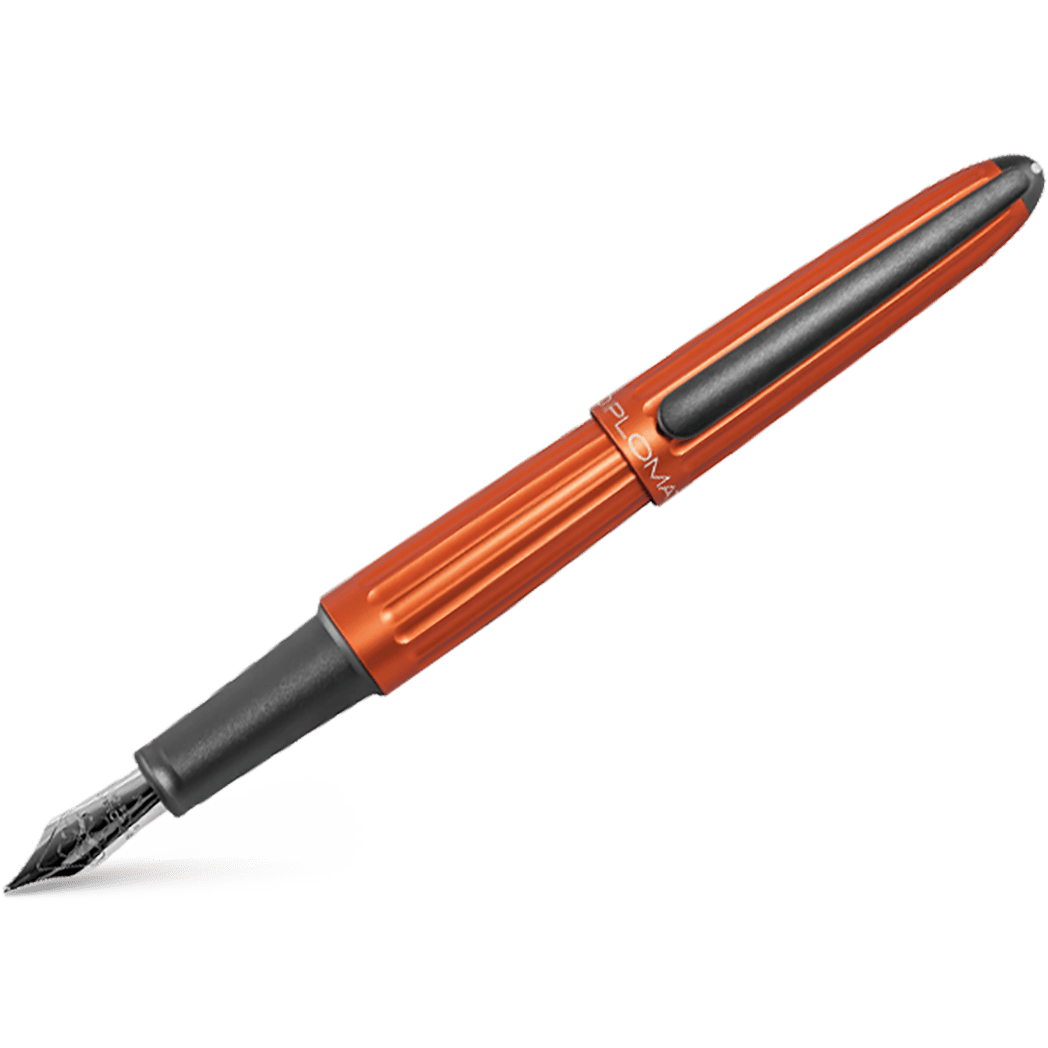 Diplomat Aero Fountain Pen - Orange - Pen Boutique Ltd