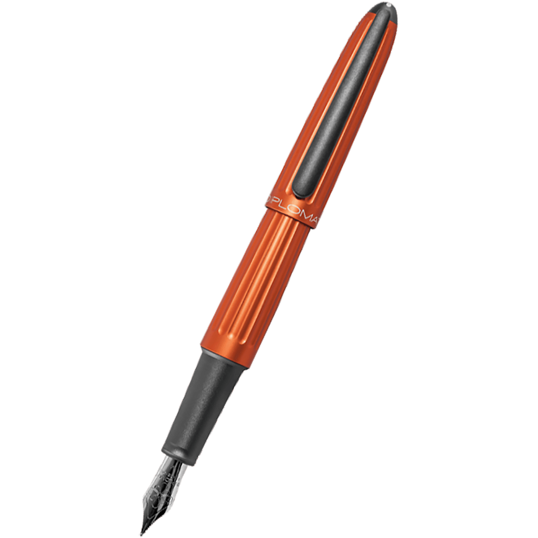 Diplomat Aero Fountain Pen - Orange - Pen Boutique Ltd