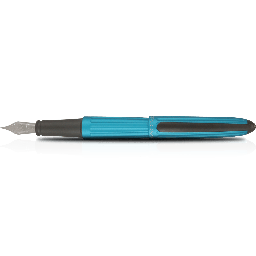 Diplomat Aero Fountain Pen - Turquoise - Pen Boutique Ltd