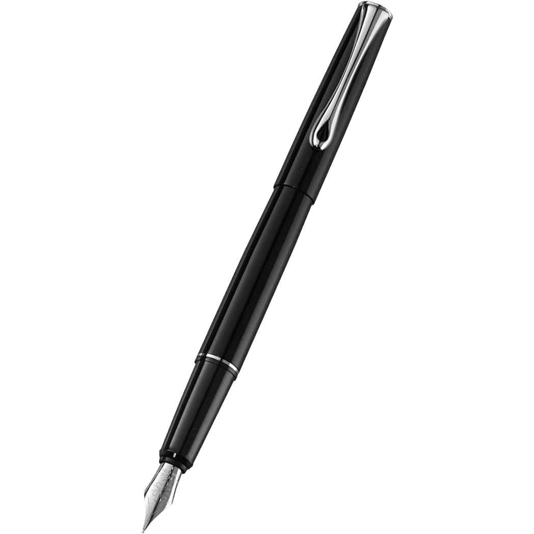 Diplomat Esteem Fountain Pen - Black Lacquer - Pen Boutique Ltd