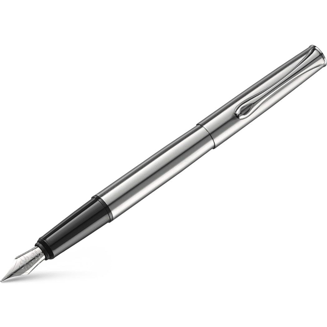 Diplomat Esteem Fountain Pen - Matte Chrome - Pen Boutique Ltd