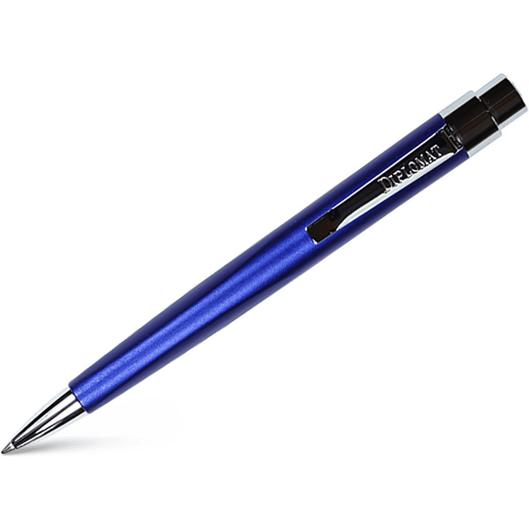 Diplomat Magnum Ballpoint Pen - Indigo Blue - Pen Boutique Ltd