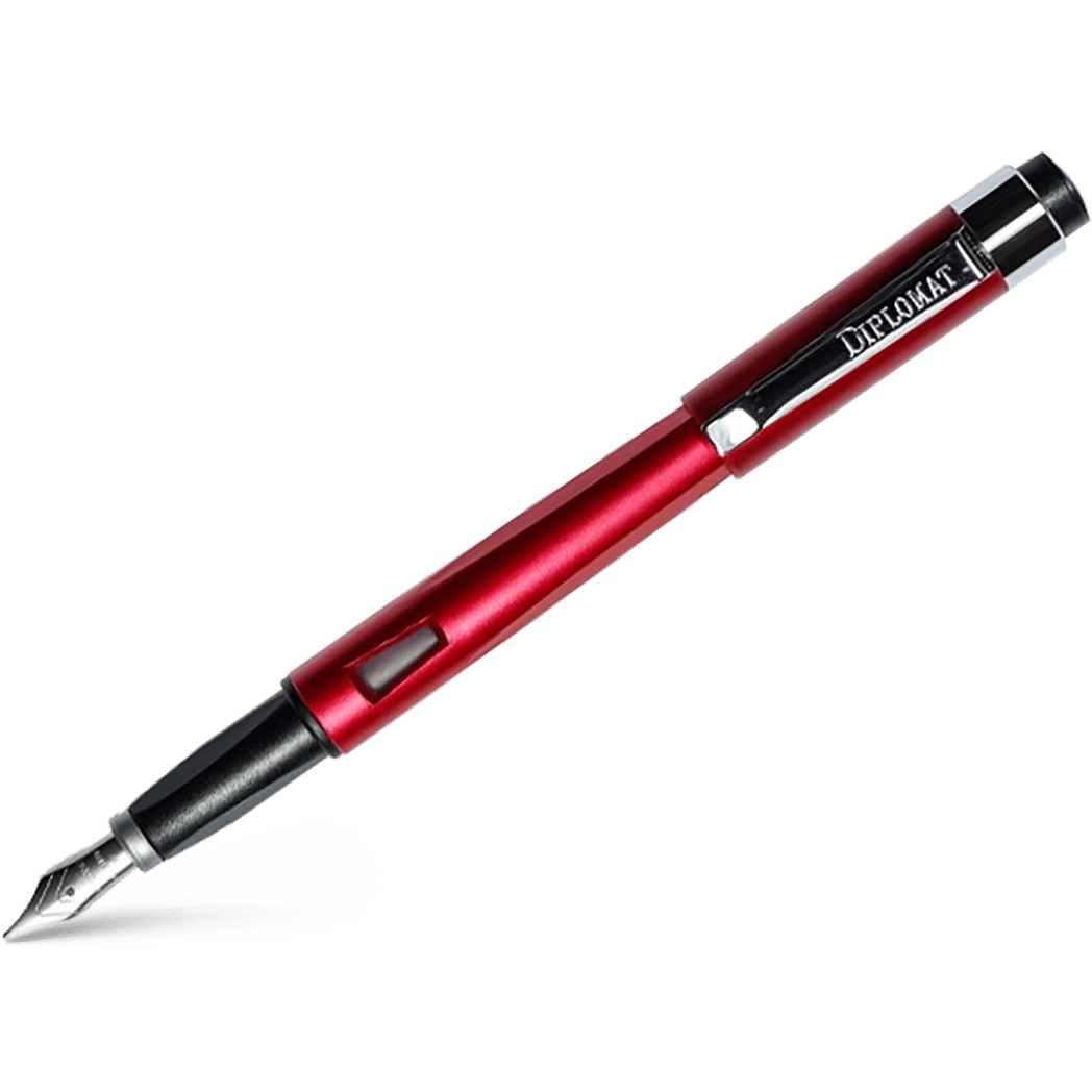 Diplomat Magnum Fountain Pen - Burned Red - Pen Boutique Ltd