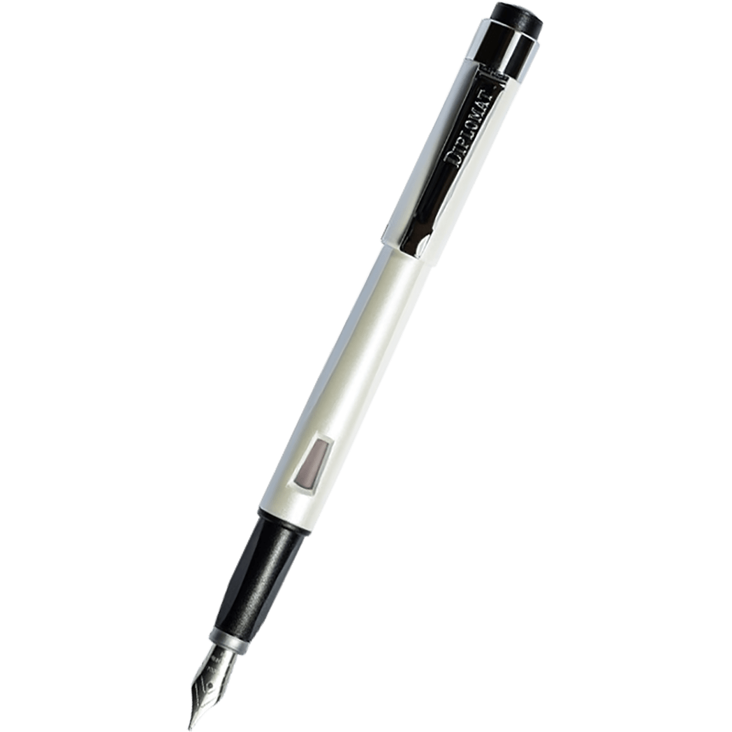 Diplomat Magnum Fountain Pen - Pearl White - Pen Boutique Ltd