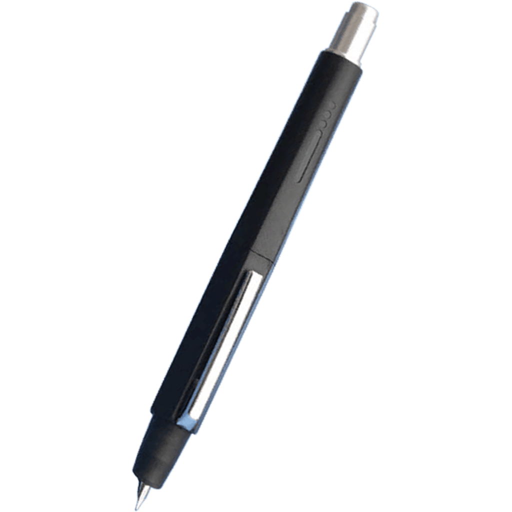 Endless "The Creator" Retractable Fountain Pen - Black - Rhodium Trim - Pen Boutique Ltd