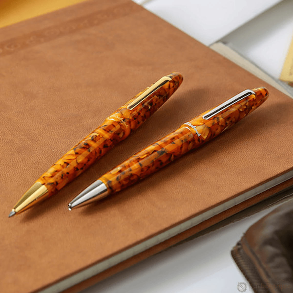 Esterbrook Estie Ballpoint Pen - Honeycomb - Gold Trim - Pen Boutique Ltd