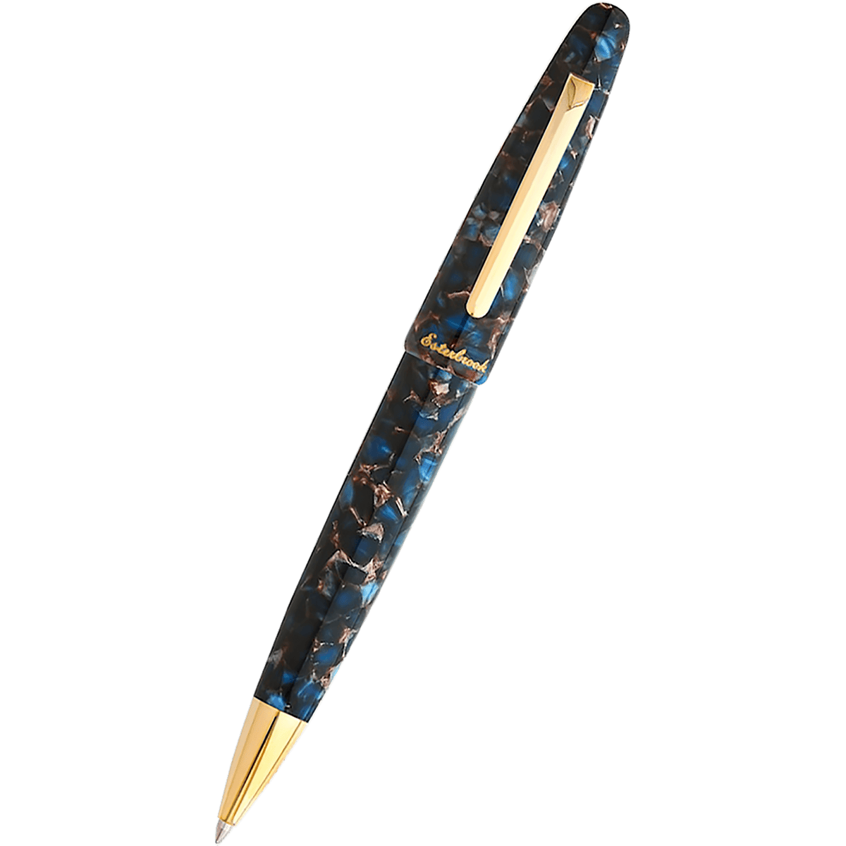 Esterbrook Estie Ballpoint Pen - Nouveau Bleu - Gold Trim - Pen Boutique Ltd