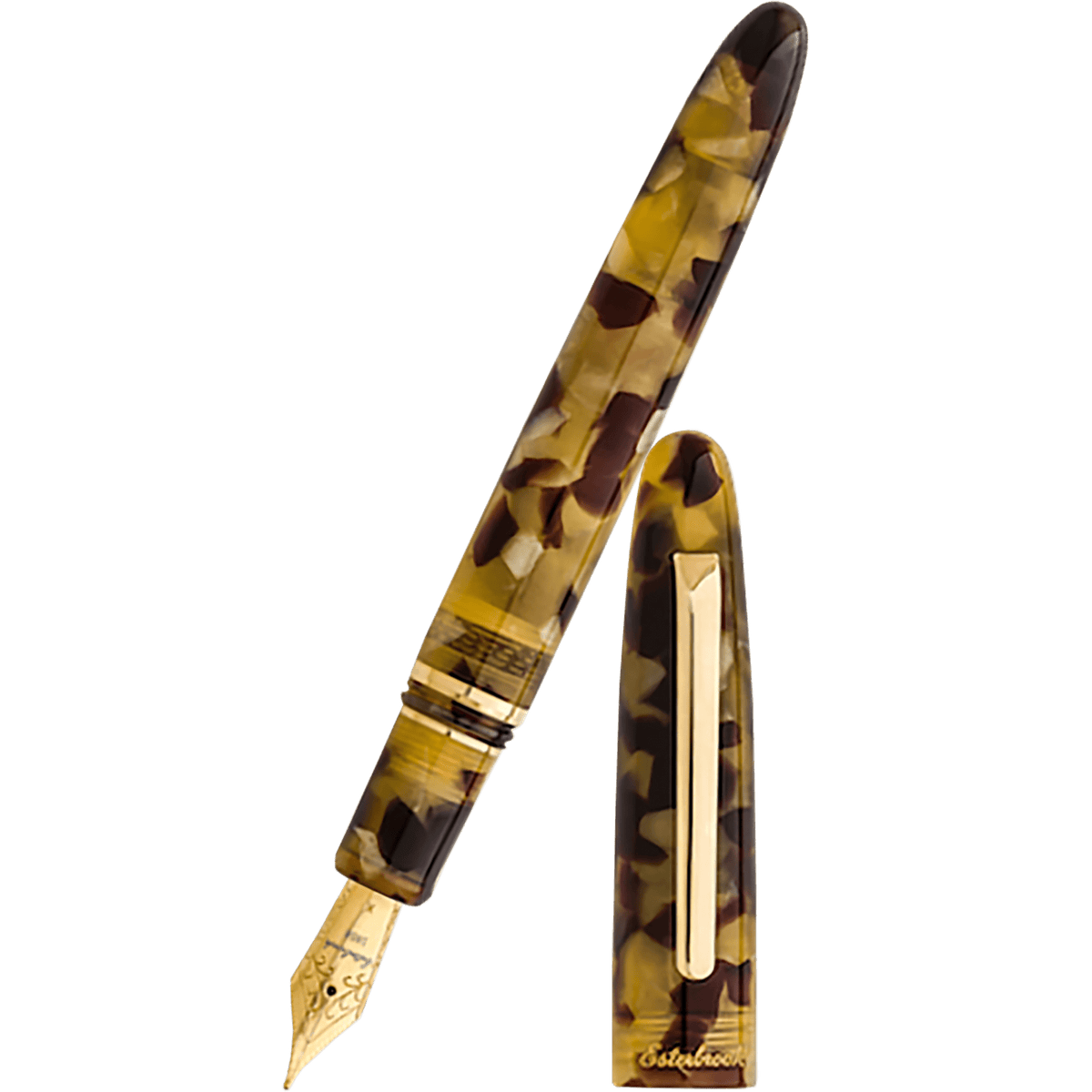 Esterbrook Estie Fountain Pen - Tortoise - Gold Trim - Pen Boutique Ltd