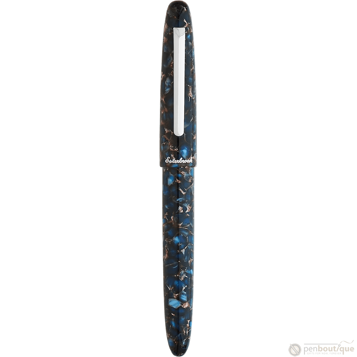 Esterbrook Estie Rollerball Pen - Nouveau Bleu - Palladium Trim - Pen Boutique Ltd