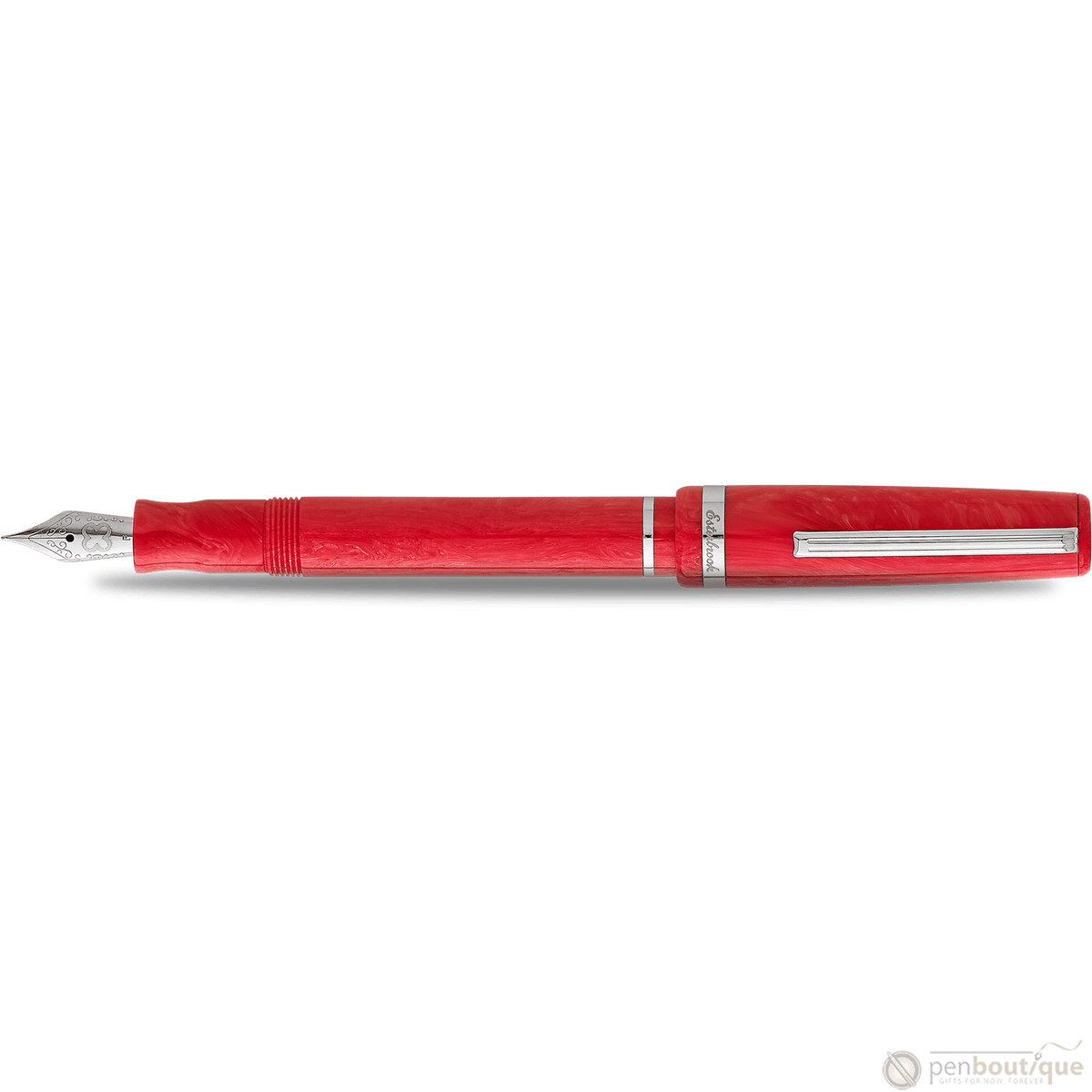 Esterbrook JR Fountain Pen - Carmine Red - Palladium Trim - Pocket - Pen Boutique Ltd
