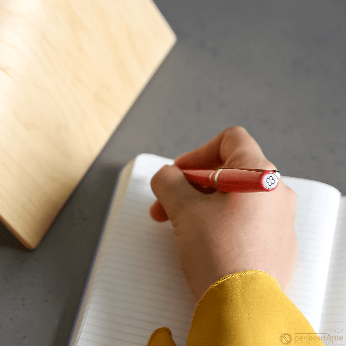 Esterbrook JR Fountain Pen - Carmine Red - Palladium Trim - Pocket - Pen Boutique Ltd