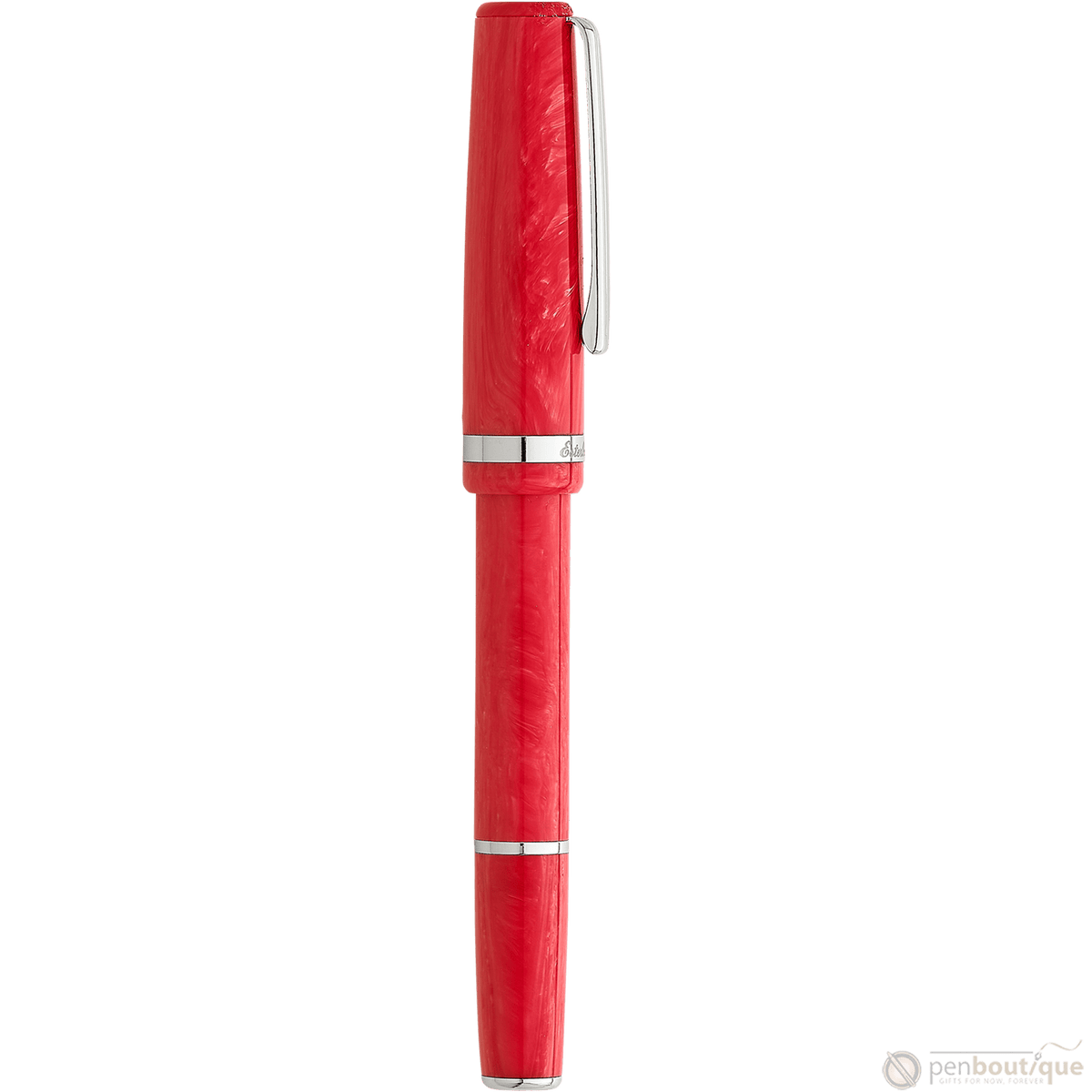 Esterbrook JR Fountain Pen - Carmine Red - Palladium Trim - Pocket - Pen Boutique Ltd