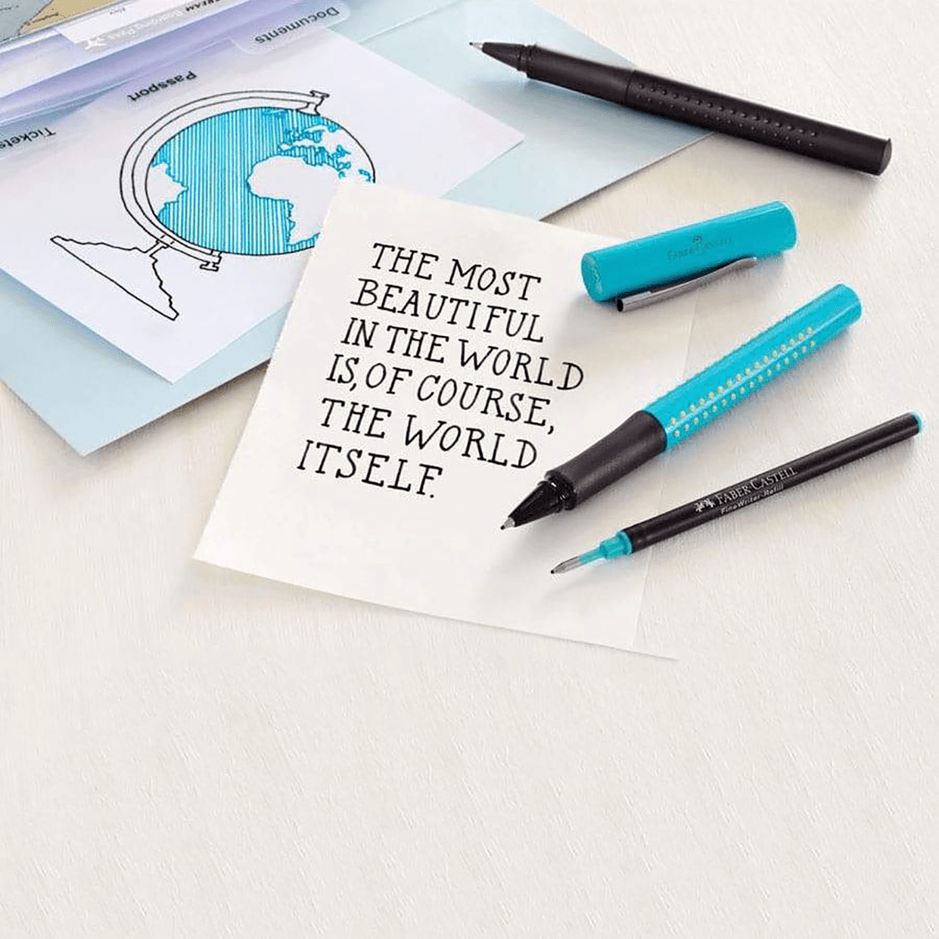 Faber-Castell Grip 2010 Finewriter - Turquoise Green - Pen Boutique Ltd