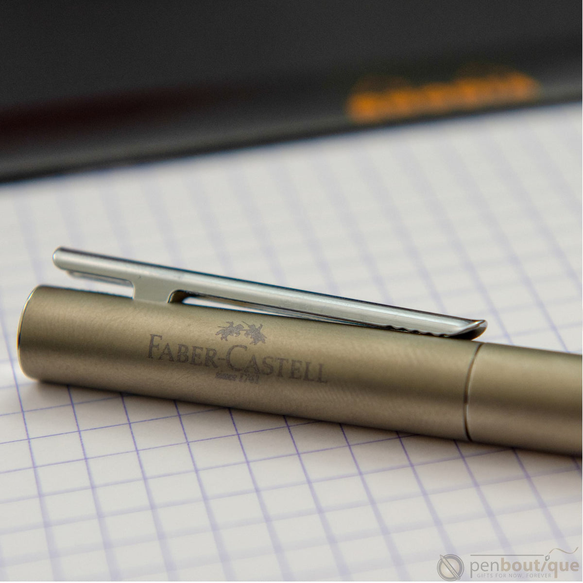 Faber-Castell NEO Slim Fountain Pen - Matte Stainless Steel - Pen Boutique Ltd