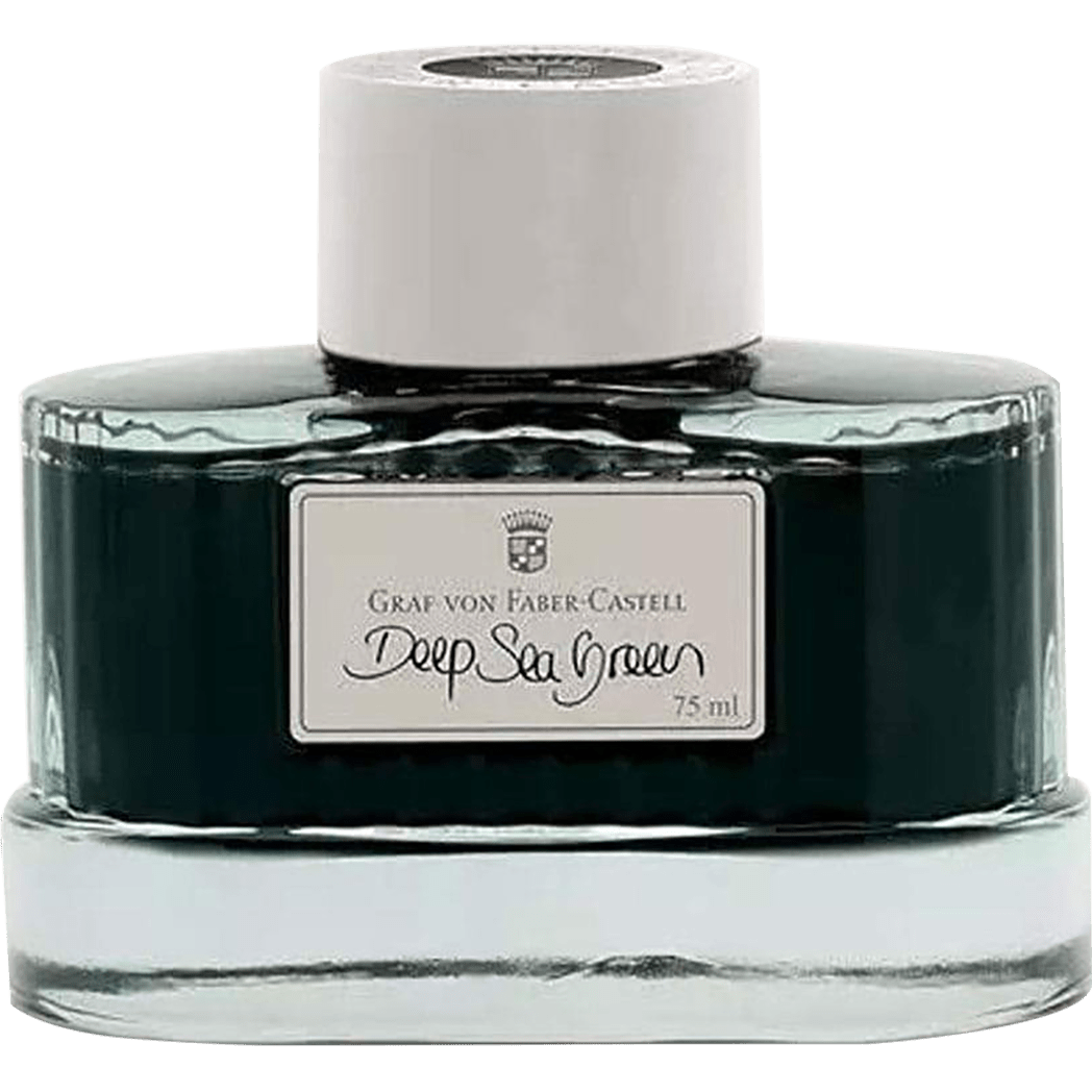 Graf Von Faber-Castell Design Deep Sea Green Ink Bottle - Pen Boutique Ltd
