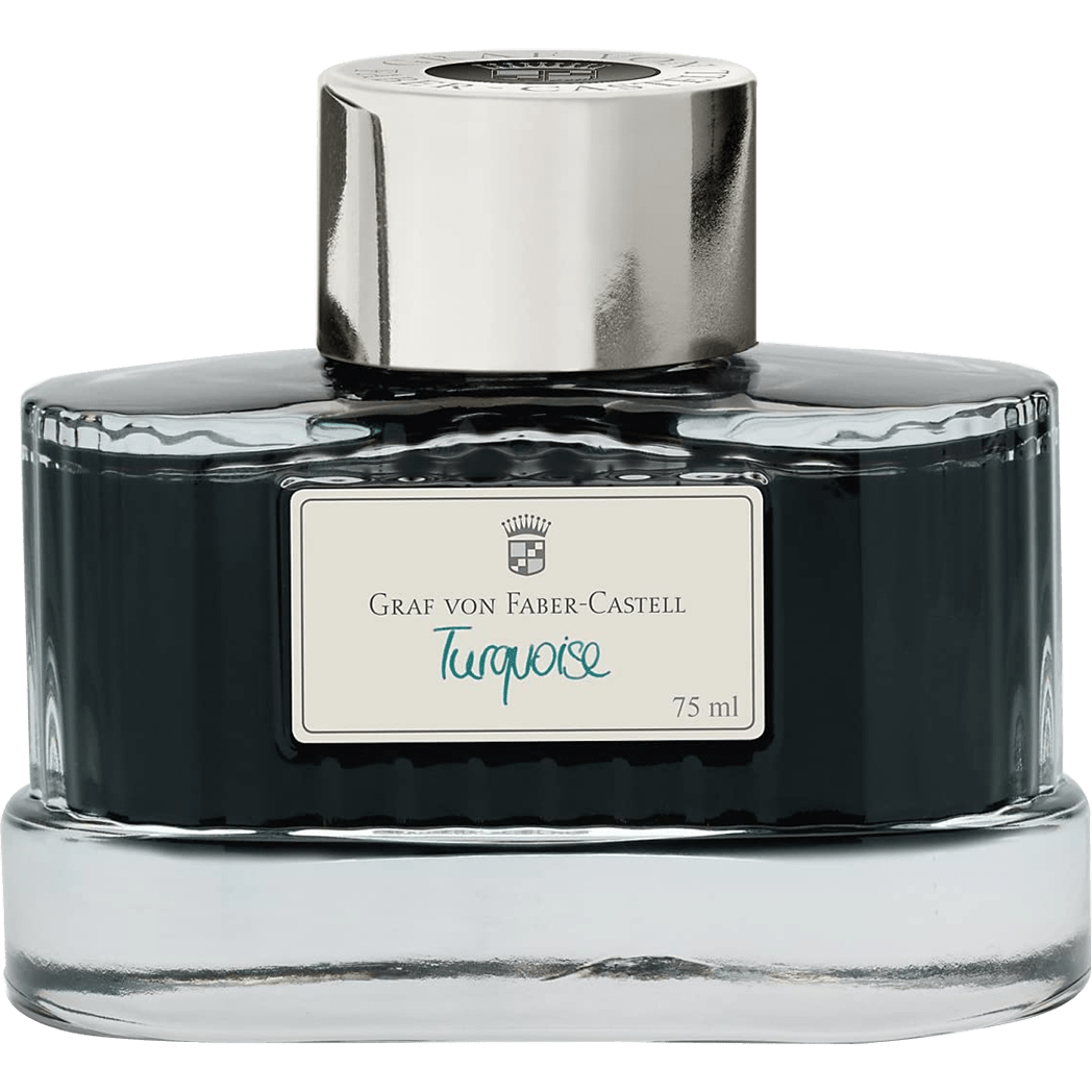 Graf Von Faber-Castell Turquoise Ink Bottle 75 ml - Pen Boutique Ltd