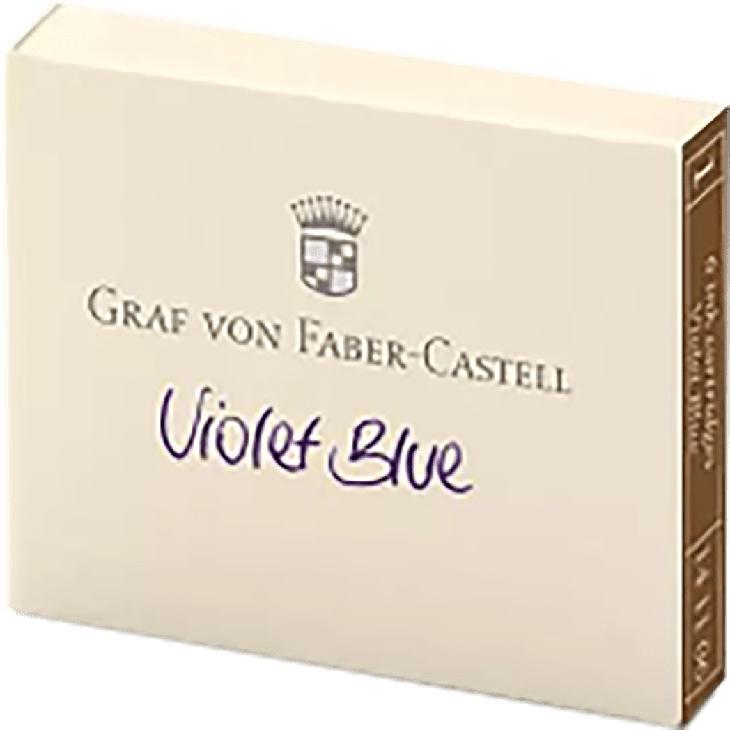 Graf Von Faber-Castell Design Heritage Ink Cartridges - Violet (6 per box) - Pen Boutique Ltd