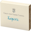 Graf Von Faber-Castell Turquoise Ink Cartridges /Bx 6 - Pen Boutique Ltd